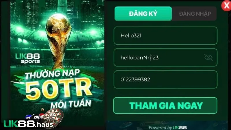 huong dan dang ky va nhan khuyen mai thanh vien moi tai uk88 Hướng dẫn đăng ký và nhận khuyến mãi thành viên mới tại UK88